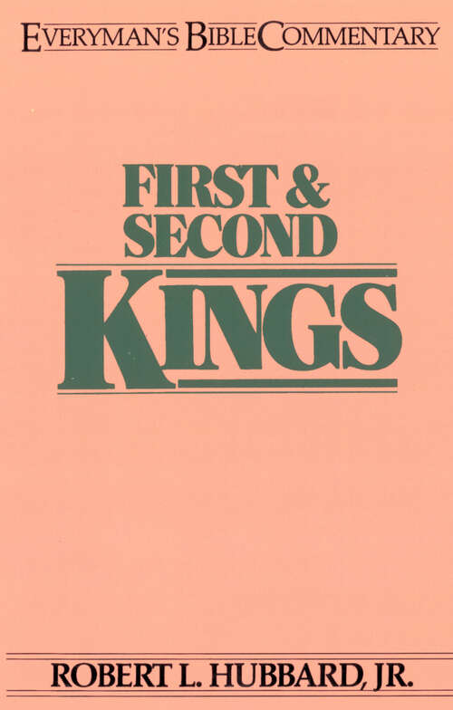 Book cover of First & Second Kings- Everyman's Bible Commentary (New Edition) (Everyman's Bible Commentaries)