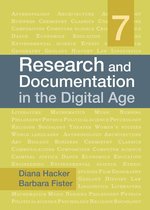 Book cover of Research and Documentation in the Digital Age (7)