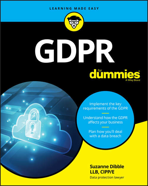 Book cover of GDPR For Dummies