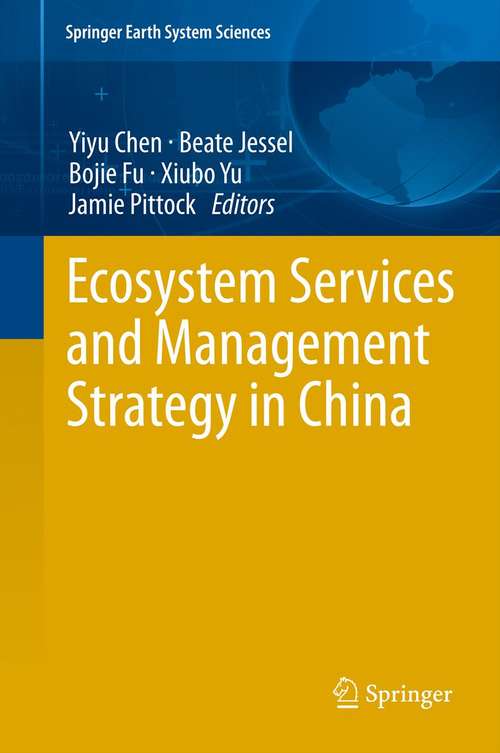 Book cover of Ecosystem Services and Management Strategy in China