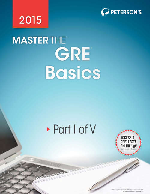 Book cover of Master the GRE 2015: Part I of V