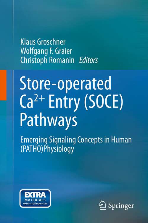 Book cover of Store-operated Ca2+ entry (SOCE) pathways