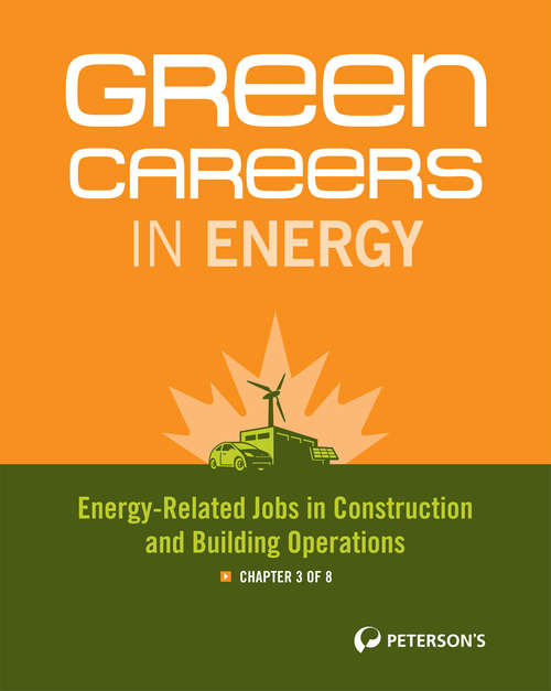 Book cover of Green Careers in Energy: Chapter 3 of 8