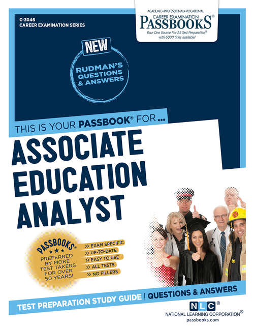 Book cover of Associate Education Analyst: Passbooks Study Guide (Career Examination Series)