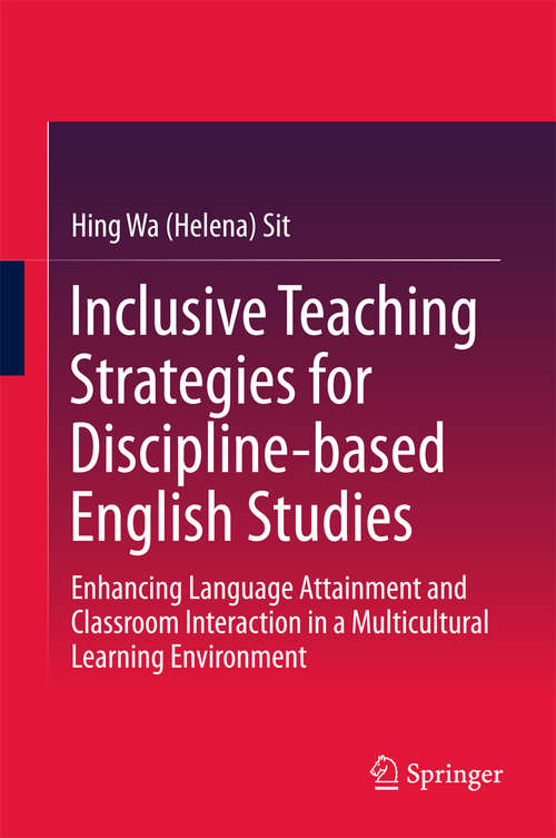 Book cover of Inclusive Teaching Strategies for Discipline-based English Studies