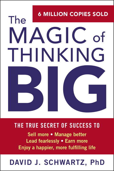 Book cover of The Magic of Thinking Big