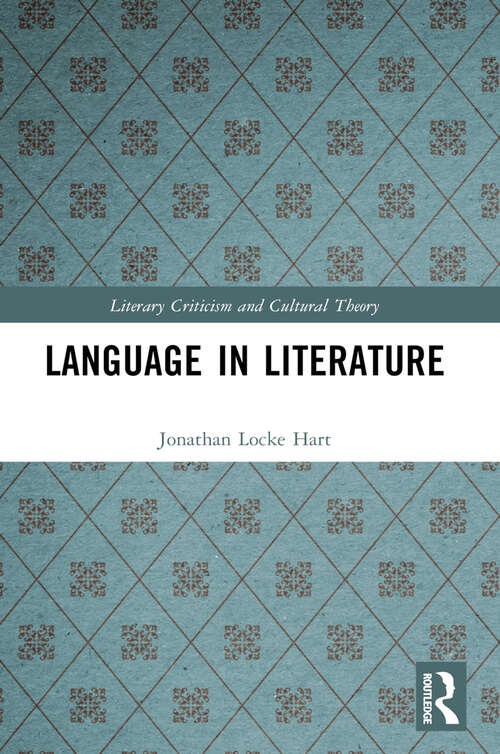 Book cover of Language in Literature (Literary Criticism and Cultural Theory)