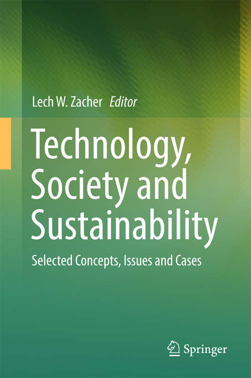 Book cover of Technology, Society and Sustainability