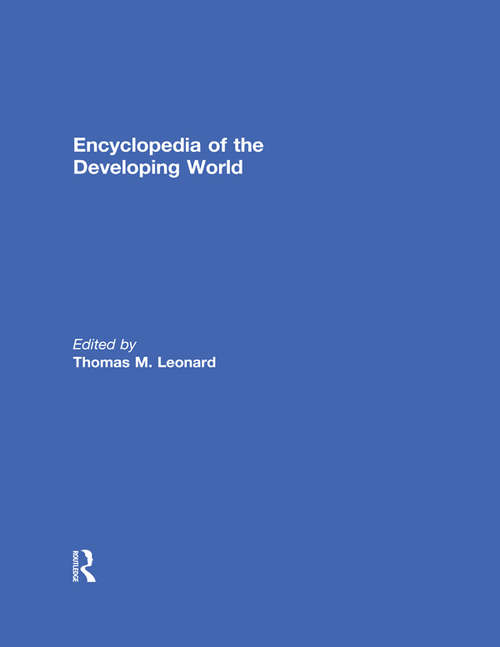 Book cover of Encyclopedia of the Developing World