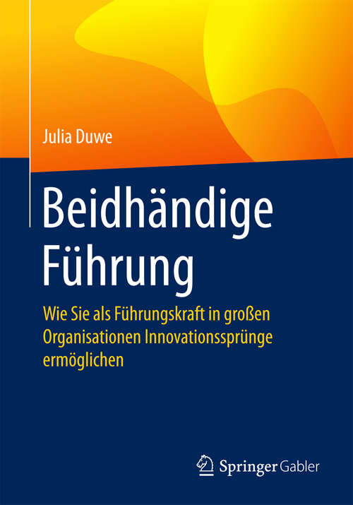 Book cover of Beidhändige Führung