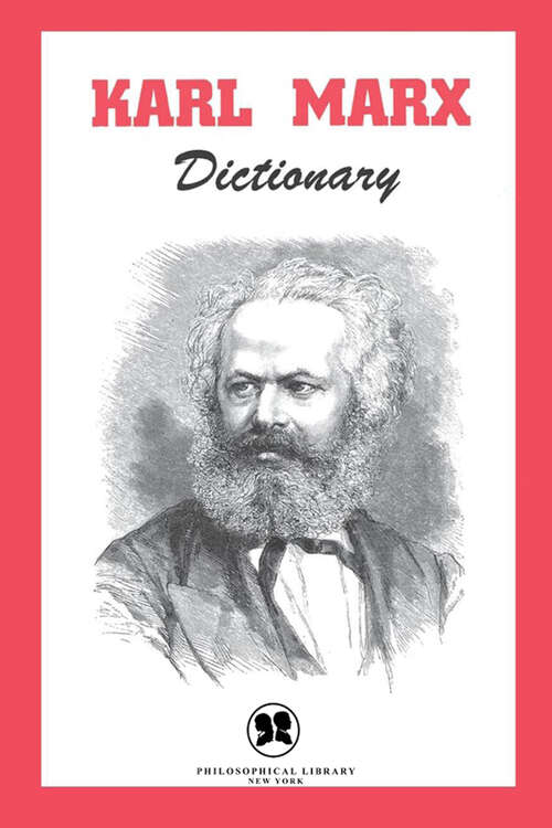 Book cover of Karl Marx Dictionary (Digital Original)