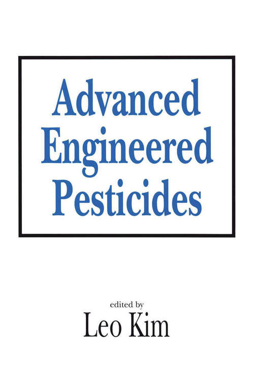 Book cover of Advanced Engineered Pesticides