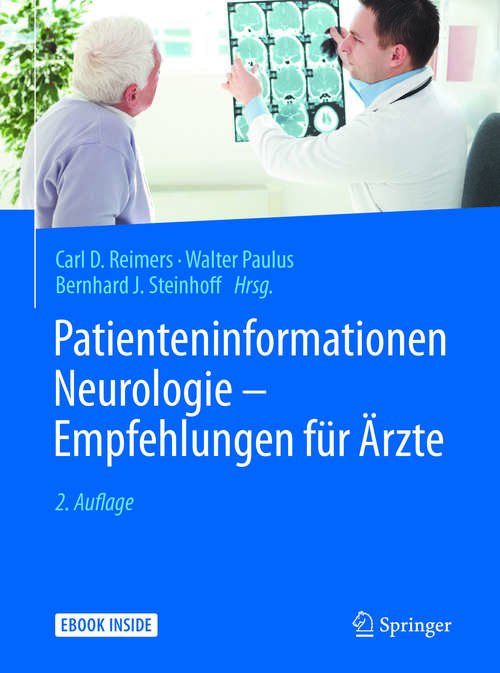 Book cover of Patienteninformationen Neurologie – Empfehlungen für Ärzte