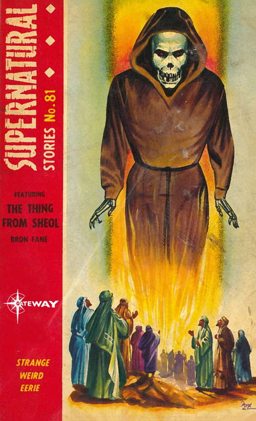 Book cover of Supernatural Stories featuring The Thing from Sheol (Supernatural Stories)