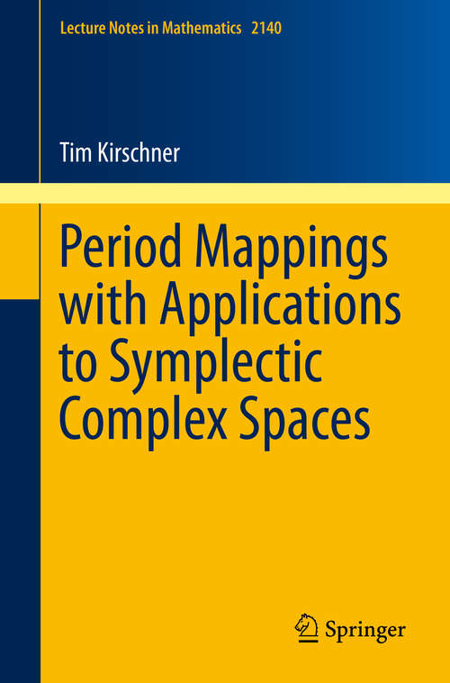 Book cover of Period Mappings with Applications to Symplectic Complex Spaces