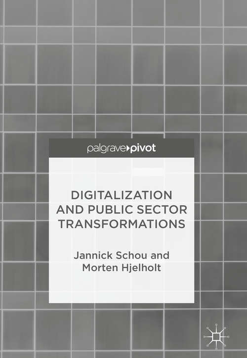 Book cover of Digitalization and Public Sector Transformations (1st ed. 2018)