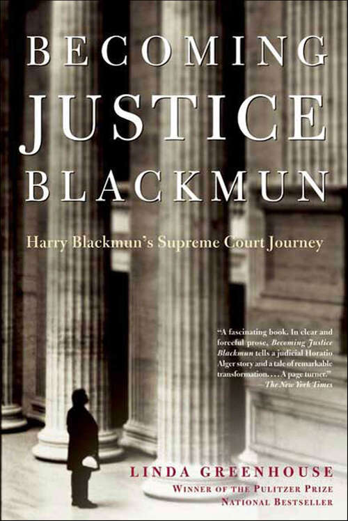 Book cover of Becoming Justice Blackmun: Harry Blackmun's Supreme Court Journey