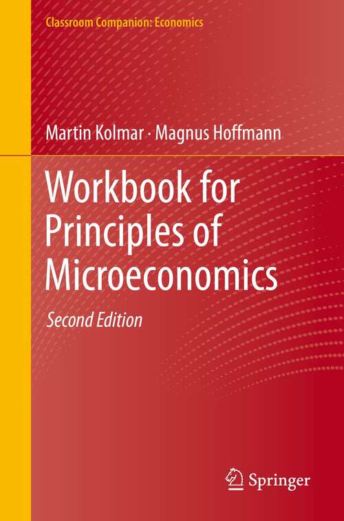 Book cover of Workbook for Principles of Microeconomics (2nd ed. 2022) (Classroom Companion: Economics)