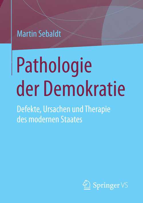 Book cover of Pathologie der Demokratie