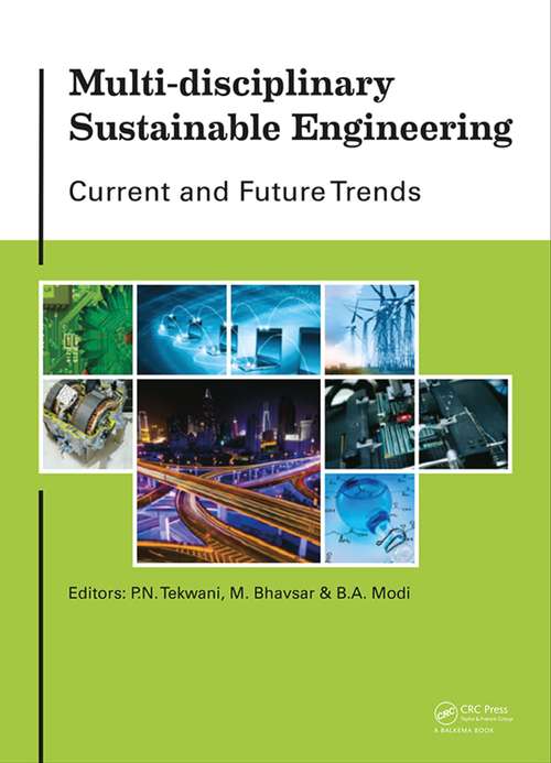 Book cover of Multi-disciplinary Sustainable Engineering: Proceedings of the 5th Nirma University International Conference on Engineering, Ahmedabad, India, November 26-28, 2015 (1)