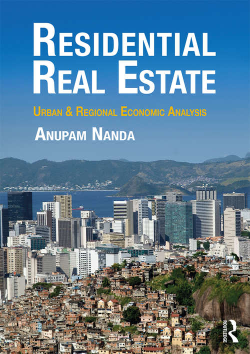 Book cover of Residential Real Estate: Urban & Regional Economic Analysis