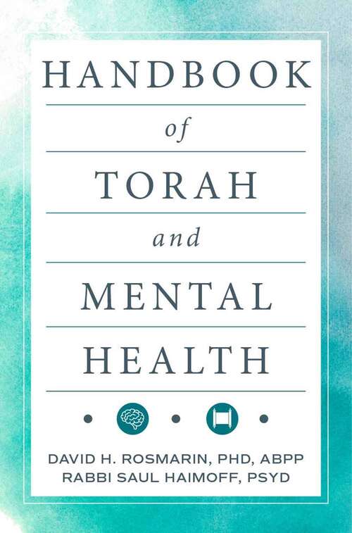 Book cover of Handbook Of Torah And Mental Health