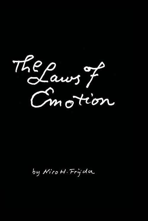 Book cover of The Laws of Emotion