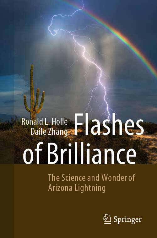 Book cover of Flashes of Brilliance: The Science and Wonder of Arizona Lightning (1st ed. 2023)