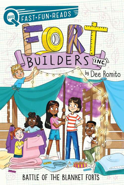 Book cover of Battle of the Blanket Forts: A QUIX Book (Fort Builders Inc. #3)