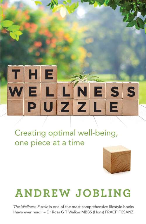 Book cover of The Wellness Puzzle: Creating optimal well-being one piece at a time