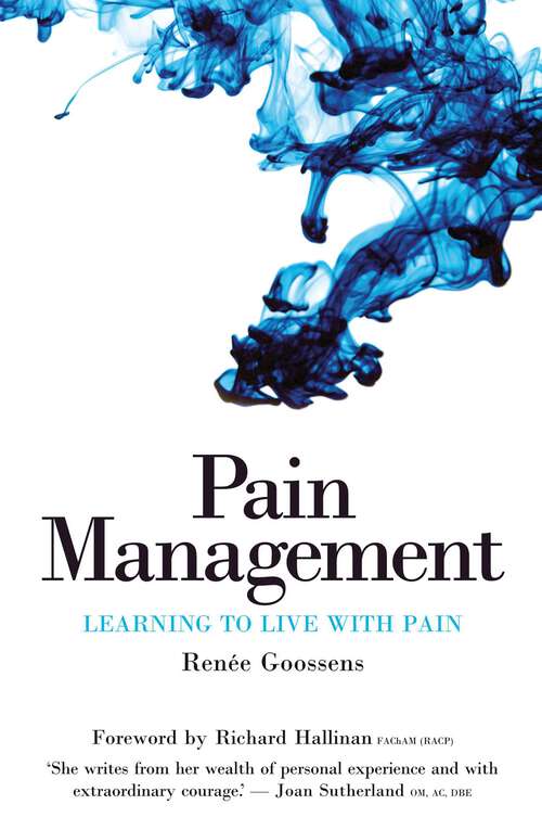 Book cover of Pain Management: Learning to Live With Pain