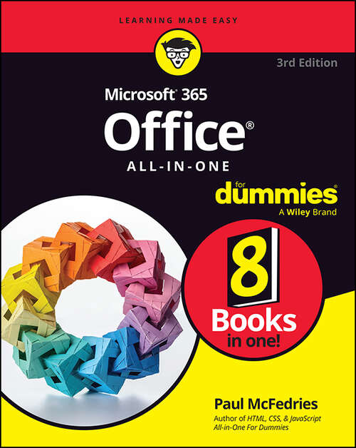 Book cover of Microsoft 365 Office All-in-One For Dummies