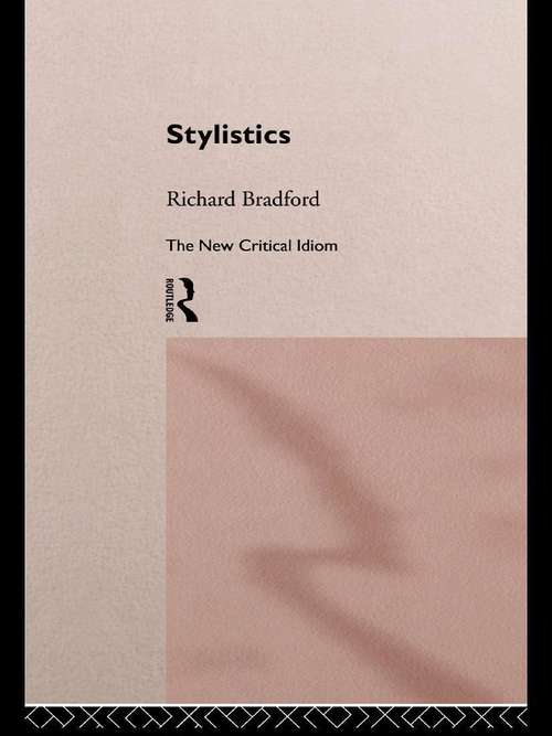 Book cover of Stylistics (The New Critical Idiom)