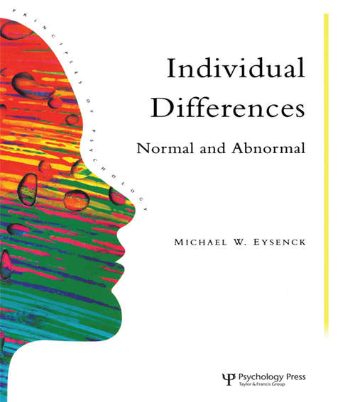 Book cover of Individual Differences: Normal And Abnormal (Perspectives On Individual Differences Ser.)