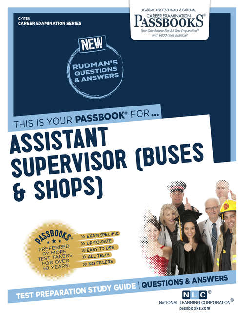 Book cover of Assistant Supervisor: Passbooks Study Guide (Career Examination Series)