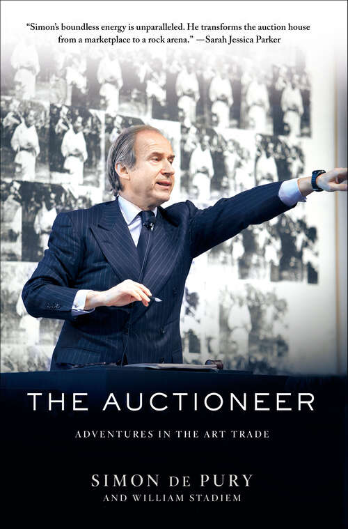 Book cover of The Auctioneer: Adventures in the Art Trade