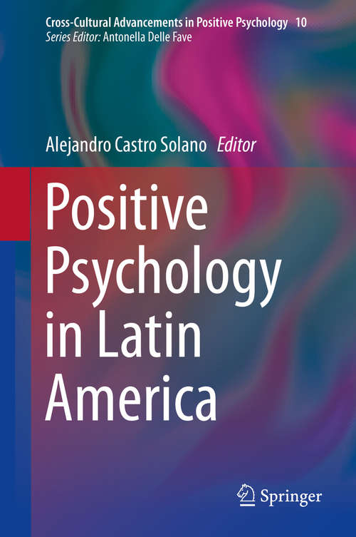 Book cover of Positive Psychology in Latin America