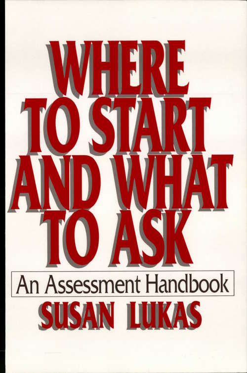 Book cover of Where to Start and What to Ask: An Assessment Handbook