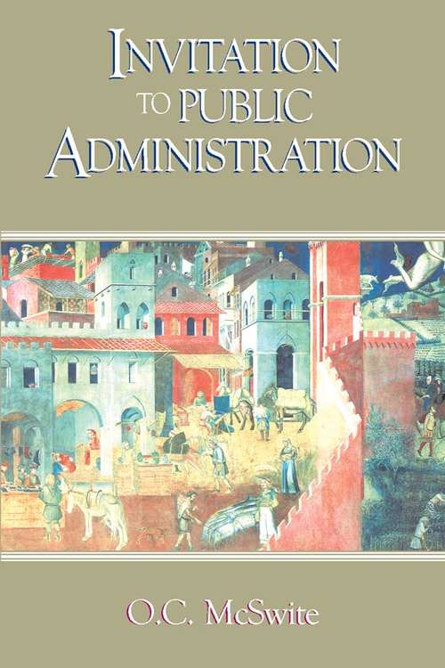 Book cover of Invitation to Public Administration