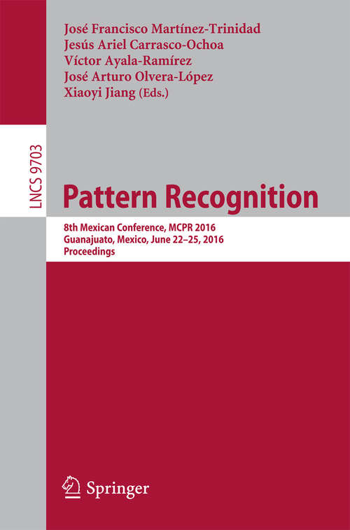 Book cover of Pattern Recognition