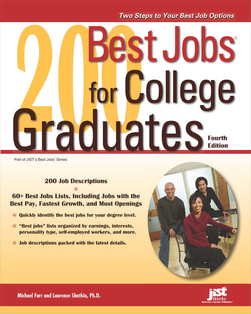 Book cover of 200 Best Jobs for College Graduates