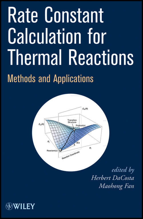 Book cover of Rate Constant Calculation for Thermal Reactions