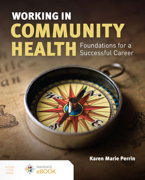 Book cover of Working in Community Health:  Foundations for a Successful Career