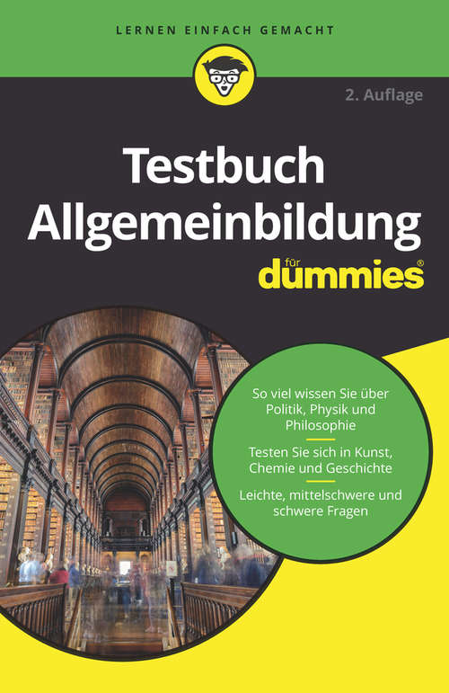 Book cover of Testbuch Allgemeinbildung für Dummies (2. Auflage) (Für Dummies)