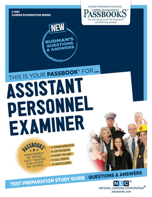 Book cover of Assistant Personnel Examiner: Passbooks Study Guide (Career Examination Series)