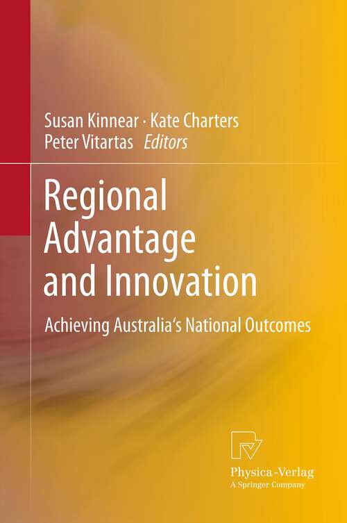 Book cover of Regional Advantage and Innovation