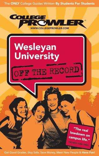 Book cover of Wesleyan University (College Prowler)