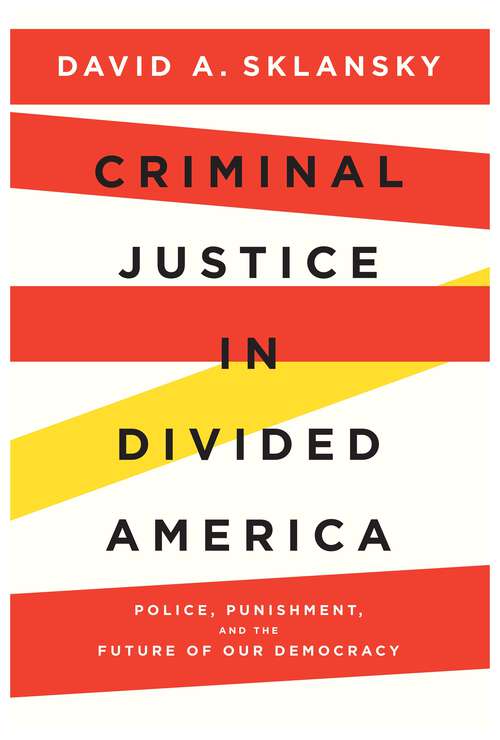 Book cover of Criminal Justice in Divided America: Police, Punishment, and the Future of Our Democracy