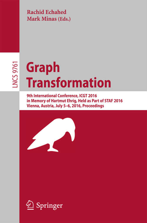 Book cover of Graph Transformation