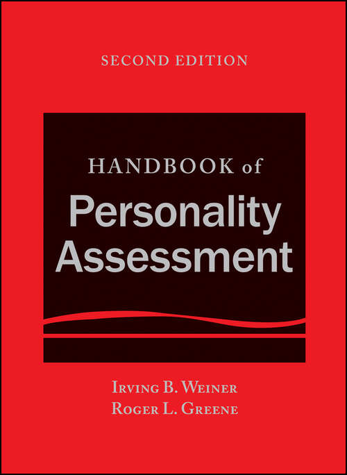 Book cover of Handbook of Personality Assessment (2)